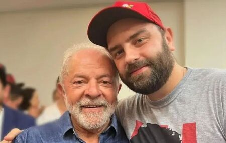 Lula e seu filho Lulinha.