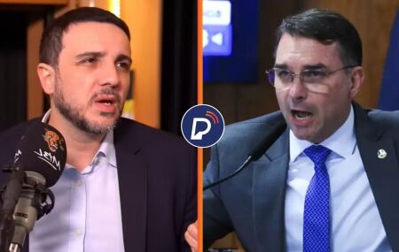 Presidente do MBL chama Fl&aacute;vio Bolsonaro de "ladr&atilde;o vagabundo" e amea&ccedil;a: "Tra&iacute;ra tem que morrer"