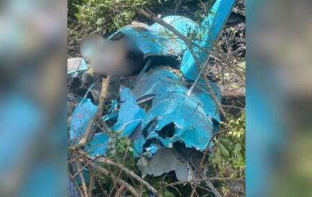 Helic&oacute;ptero cai no Rio de Janeiro. 