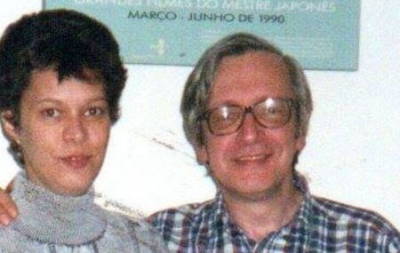 Helo&iacute;sa de Carvalho e Olavo de Carvalho juntos na d&eacute;cada de 90.