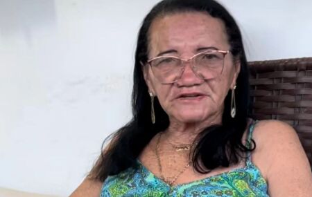 Idosa de 72 anos, do munic&iacute;pio de Araripina, que afirma estar gr&aacute;vida.