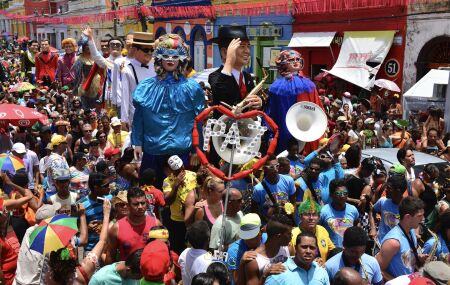 Encontro de Bonecos gigantes Olinda 2015