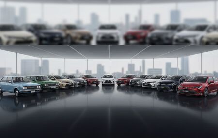 Corollas e suas gera&ccedil;&otilde;es.