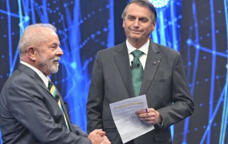 Lula e Bolsonaro.