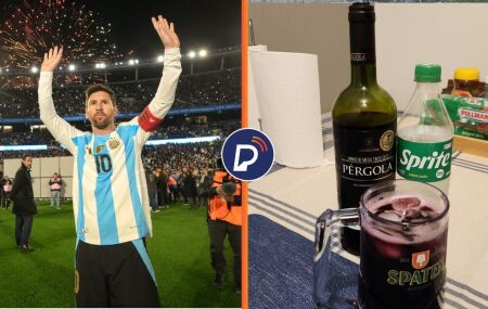 Messi revela seu drink favorito.