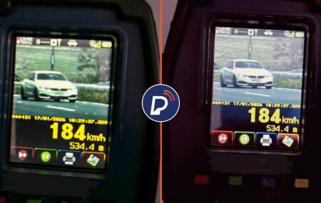 Em Igarassu, PRF flagra motorista de carro de luxo a 184Km/h; infra&ccedil;&atilde;o prev&ecirc; multa de R$880,41