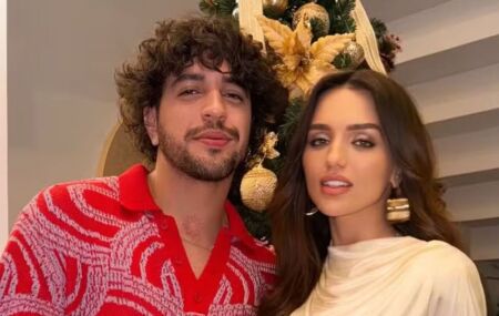 Cantor Nattan ao lado de Rafa Kalimann.