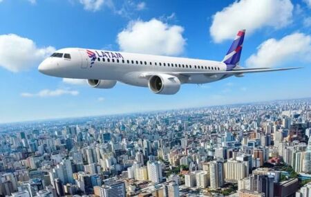 Aeronave da Latam.
