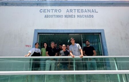 Prefeito Junior de Irm&atilde; Teca no Polo Gastron&ocirc;mico.