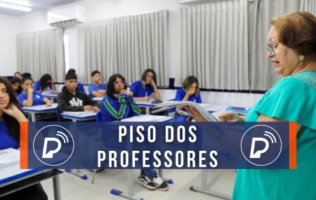 Piso dos professores. 