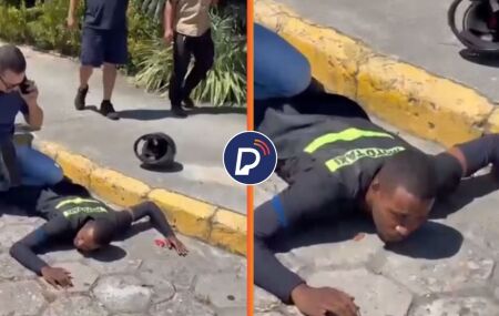 Homem detido por policial de folga em Boa Viagem, no Recife.