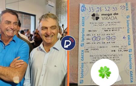 Fam&iacute;lia Bolsonaro ganha na Mega da Virada com o n&uacute;mero 13 entre os acertados