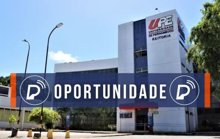 Fachada da Universidade de Pernambuco (UPE).
