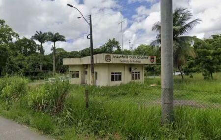Posto do BPRv, no Cabo de Santo Agostinho, onde o crime ocorreu. 