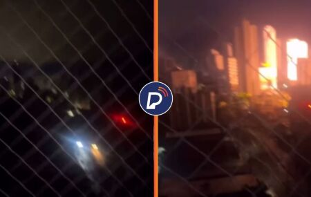 Explos&atilde;o de transformador de energia em Candeias.