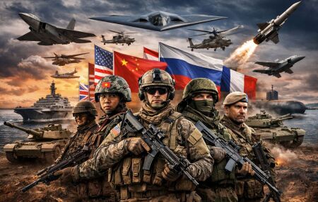 Maiores pot&ecirc;ncias militares do mundo