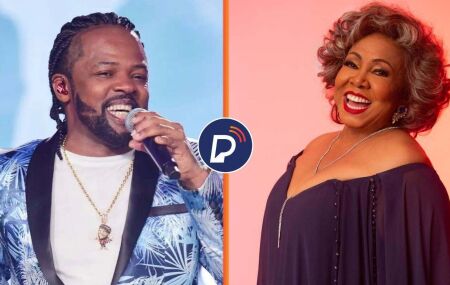 Xande de Pilares e Alcione.