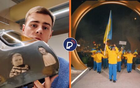 Atleta ucraniano &eacute; impedido de usar capacete em homenagem a v&iacute;timas da guerra.