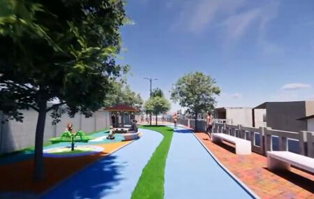 Projeto para implanta&ccedil;&atilde;o de uma pra&ccedil;a e &aacute;rea de lazer no bairro de Afogados, no Recife.