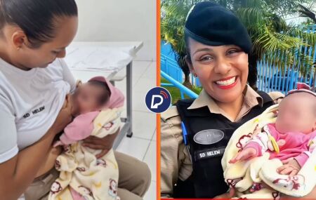 Policial resgata e amamenta beb&ecirc; rec&eacute;m-nascido que foi abandonado em bueiro