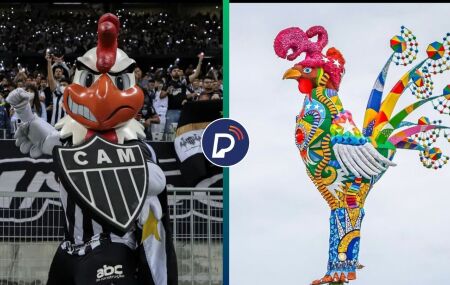 Atl&eacute;tico MG e Galo da Madrugada brigam na justi&ccedil;a.