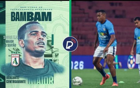 Bambam &eacute; anunciado pelo Sousa-PB.