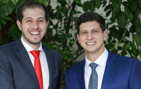 Jo&atilde;o e Pedro Campos juntos.