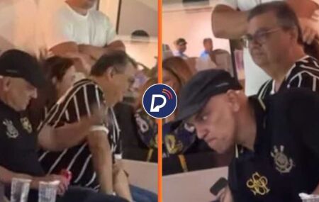 Alexandre de Moraes e Fl&aacute;vio Dino j&aacute; foral flagrados em outros jogos do Corinthians.