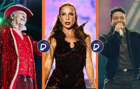 Alceu Valen&ccedil;a, Ivete Sangalo e Wesley Safad&atilde;o. 