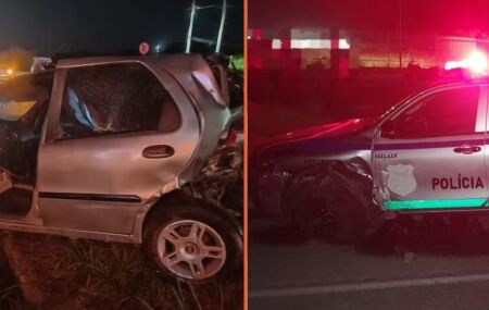 Ve&iacute;culos envolvidos em acidentes na BR-101, no Cabo de Santo Agostinho.
