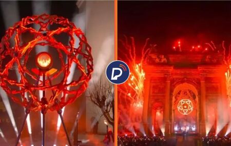 Cerim&ocirc;nia de abertura assusta os torcedores