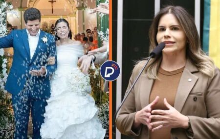 Clarissa T&eacute;rcio questiona casamento de Jo&atilde;o Campos e Tabata Amaral.