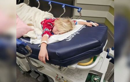 Menina de 8 anos que foi hospitalizada por usar caneta emagrecedora.