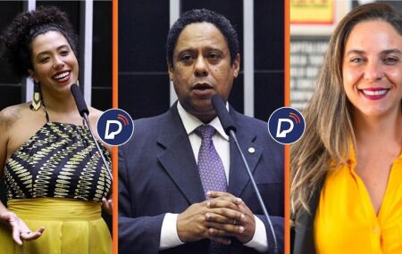 Tal&iacute;ria Petrone, Orlando Silva e Fernanda Melchionna 