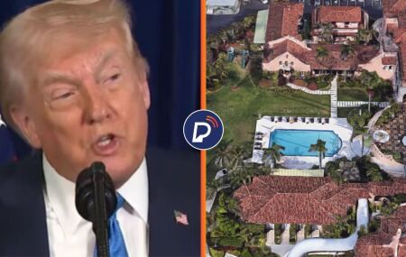 Homem armado &eacute; morto a tiros ap&oacute;s invadir a casa de Donald Trump.