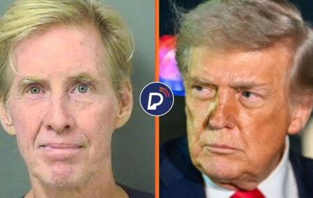 Ryan Routh, condenado sentenciado &agrave; perp&eacute;tua e Donald Trump.