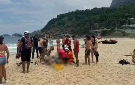 Queda de asa delta mata homem e fere mulher no Rio.