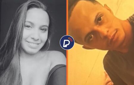 Larissa Maria de Oliveira, uma das v&iacute;timas e autor do crime.