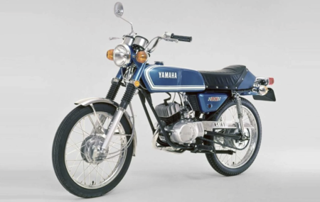 Yamaha RD50, a famosa cinquentinha, fabricada no Brasil.