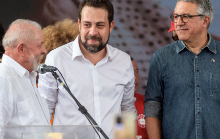 Lula, Boulos e Padilha.