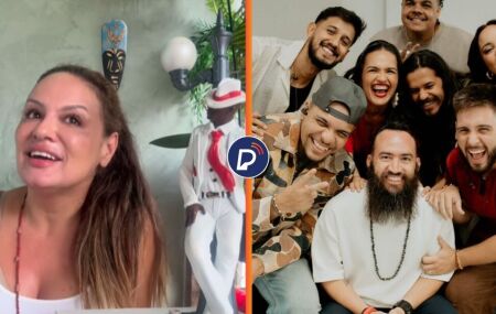 Influenciadora ironiza m&uacute;sica gospel "Au&ecirc;" ao lado de imagem de Z&eacute; Pilintra: 'Ele foi aceito no c&eacute;u'