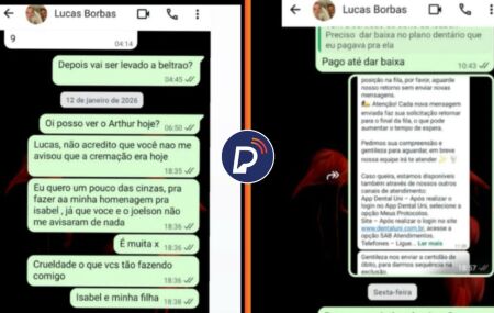 Prinst divulgados pela fam&iacute;lia de Isabel Veloso.