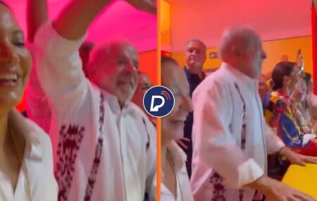 Lula pula e dan&ccedil;a em show de BaianaSystem no Carnaval de Salvador.