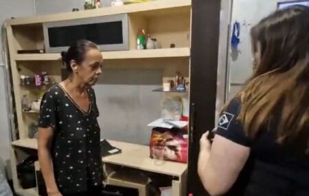 Mulher preso em S&atilde;o Paulo. 