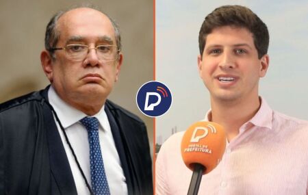 Ministrio Gilmar Mendes do STF e prefeito do Recife, Jo&atilde;o Campos (PSB)