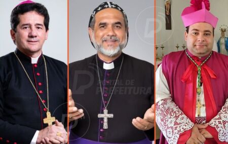 Dom Paulo Jackson, arcebispo de Olinda e Recife, Padre Kelmon e Dom Rodrigo da Silva