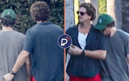 Pedro Pascal em clima de romance com Rafael Olarra.