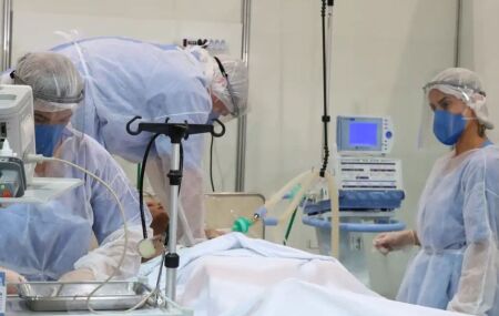 Imagem de Profissonais de saude em Hospital.