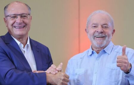 Geraldo Alckim e Lula.