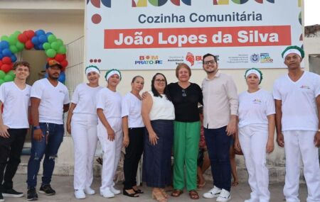 Equipe da nova Cozinha Comunitaria de Buique.